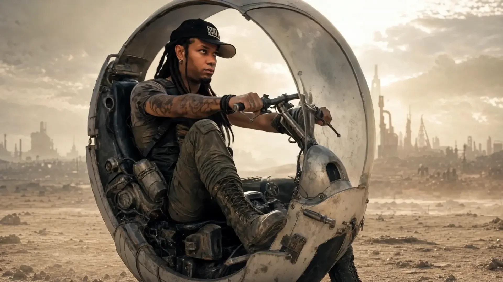Nappy Soldier cinematic pod vehicle