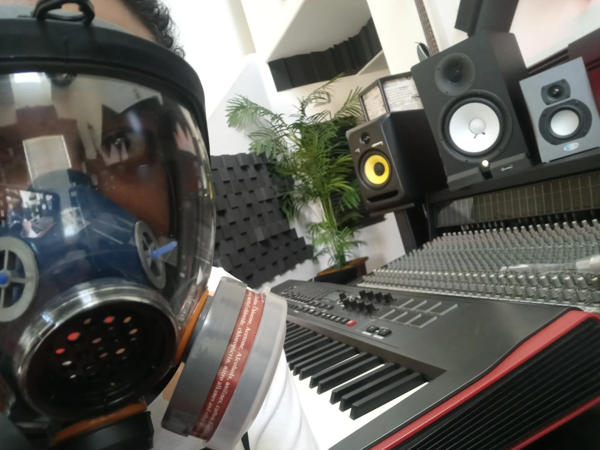 Studio production portrait